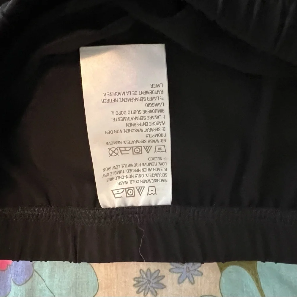 Susan Graver QVC 2 pc trumpet skirt and grommet sleeve top black jersey flowing - Picture 15 of 16